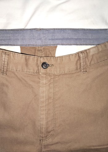 Bej Regular Fit Koton Erkek Pantolon 44 beden - Görsel 3