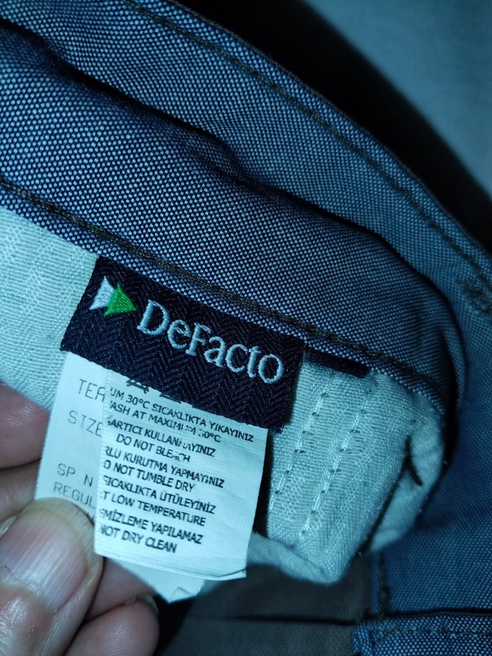 Bej Regular Fit Koton Erkek Pantolon 44 beden - Görsel 5