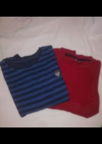 2 adetErkek Çocuk Uzun Kollu İnce sweatshirt 10-11 yas