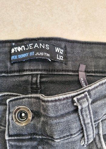 Siyah Erkek Denim Pantolon - Görsel 2