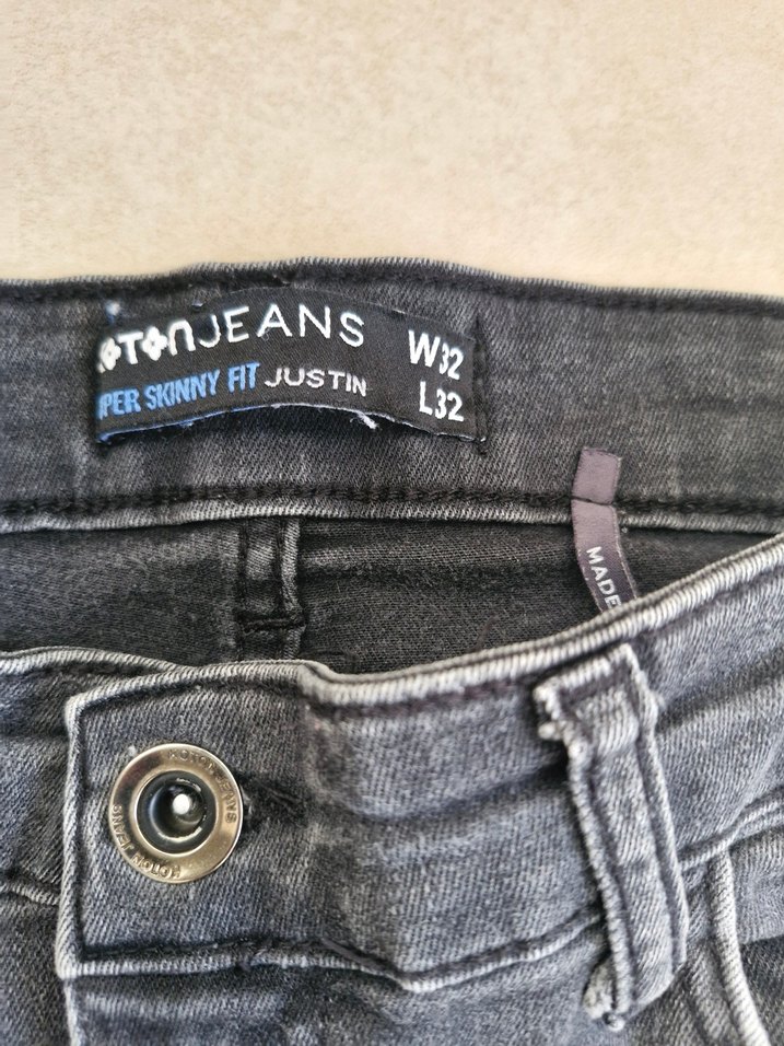 Siyah Erkek Denim Pantolon - Görsel 2