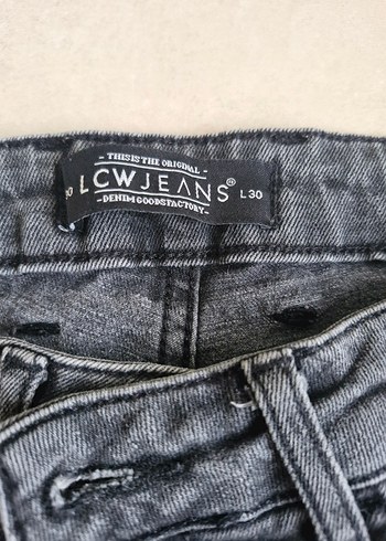 Siyah Erkek Denim Pantolon - Görsel 2