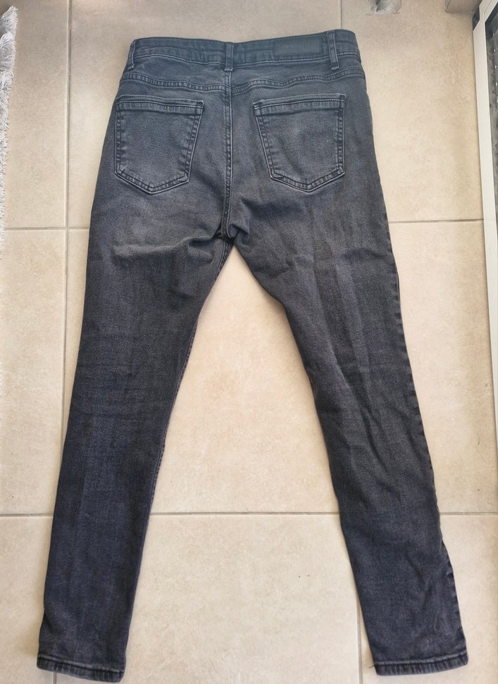 Siyah Erkek Denim Regular Fit Jean - Görsel 4