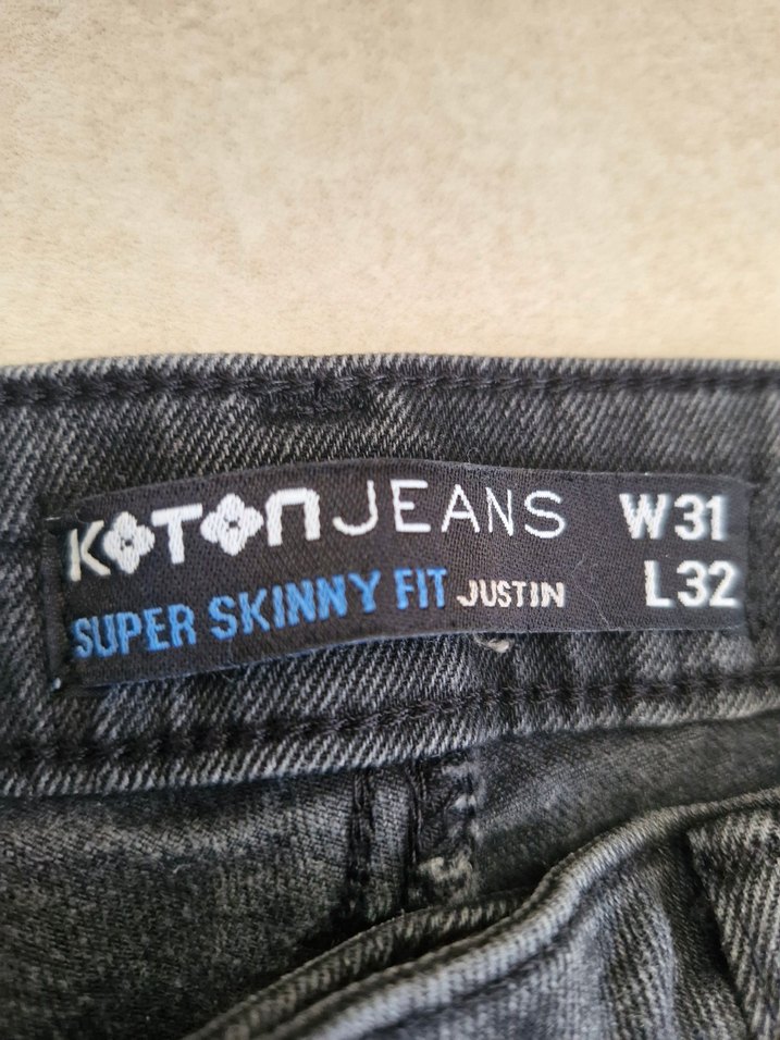 Siyah Erkek Denim Regular Fit Jean - Görsel 3