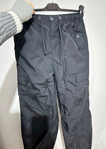 s Beden siyah Renk Kadın siyah Bershka paraşüt alt
