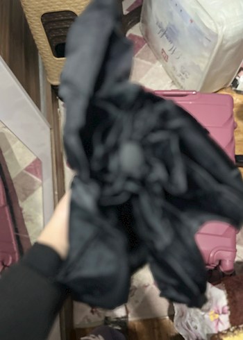 Minimalist Siyah unisex Şemsiye - Görsel 7