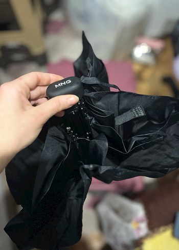 Minimalist Siyah unisex Şemsiye - Görsel 6