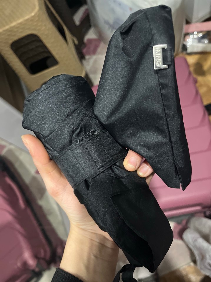 Minimalist Siyah unisex Şemsiye - Görsel 4