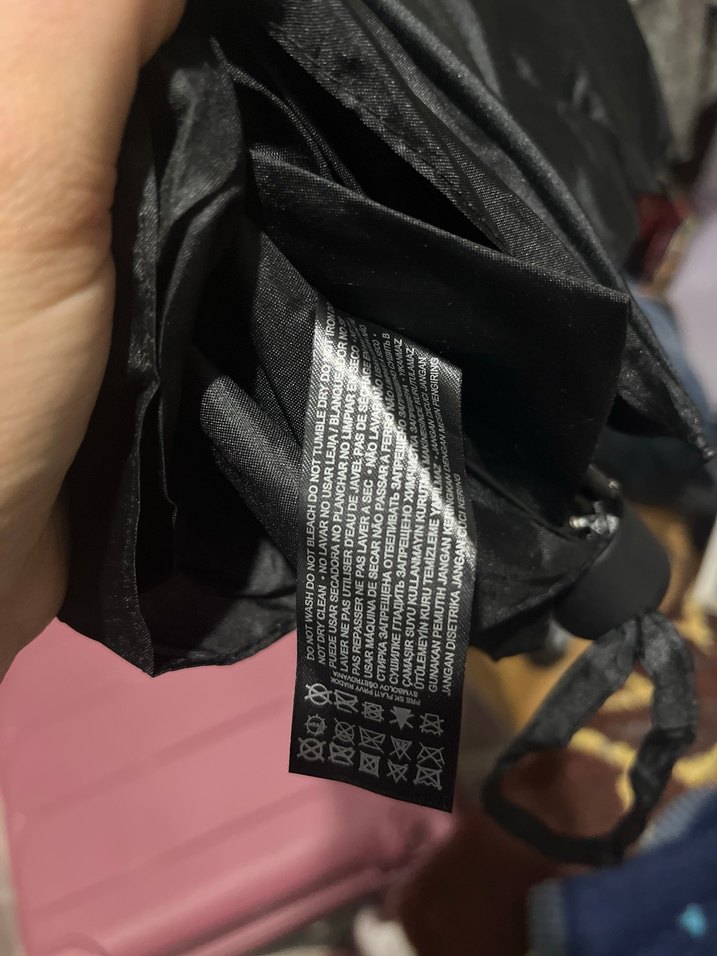 Minimalist Siyah unisex Şemsiye - Görsel 5