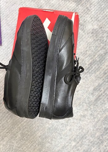 Siyah Deri Erkek Spor Ayakkabı 40 numara - Görsel 3