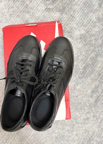 Siyah Deri Erkek Spor Ayakkabı 40 numara - Görsel 6
