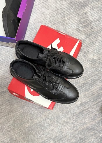 Siyah Deri Erkek Spor Ayakkabı 40 numara - Görsel 5