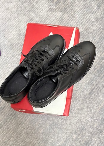 Siyah Deri Erkek Spor Ayakkabı 40 numara - Görsel 2