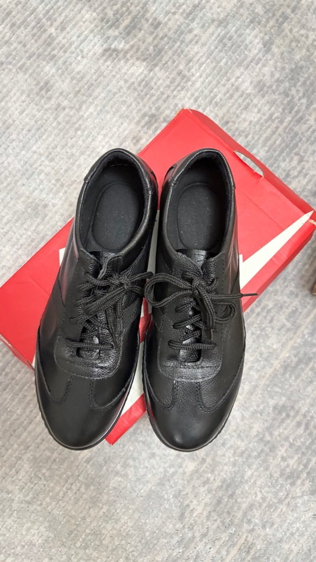 Siyah Deri Erkek Spor Ayakkabı 40 numara - Görsel 4