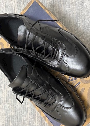 Siyah ünisex ayakkabı 40 numara - Görsel 2