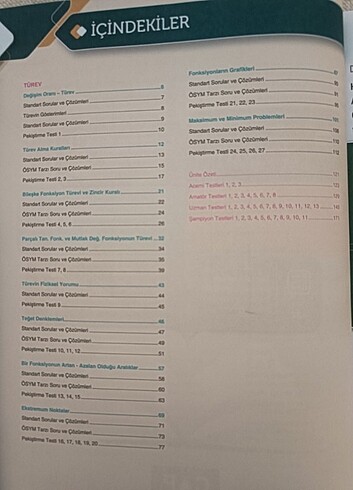 ÇAP YAYINLARI TÜREV İNTEGRAL FASİKÜL SET (2022) - Görsel 2