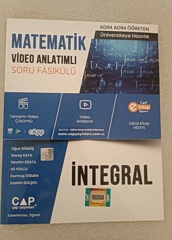 ÇAP YAYINLARI TÜREV İNTEGRAL FASİKÜL SET (2022) - Görsel 5