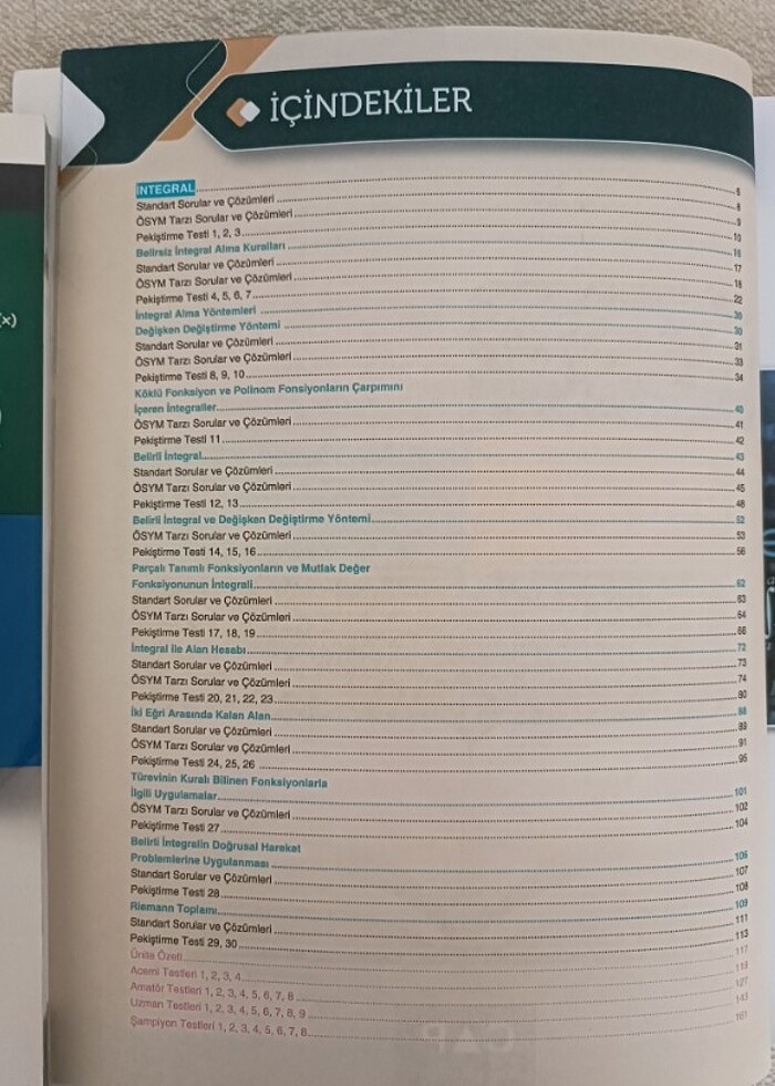 ÇAP YAYINLARI TÜREV İNTEGRAL FASİKÜL SET (2022) - Görsel 4