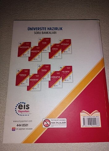 EİS YAYINLARI AYT KİMYA SORU BANKASI (ÖRNEKTİR)  - Görsel 4