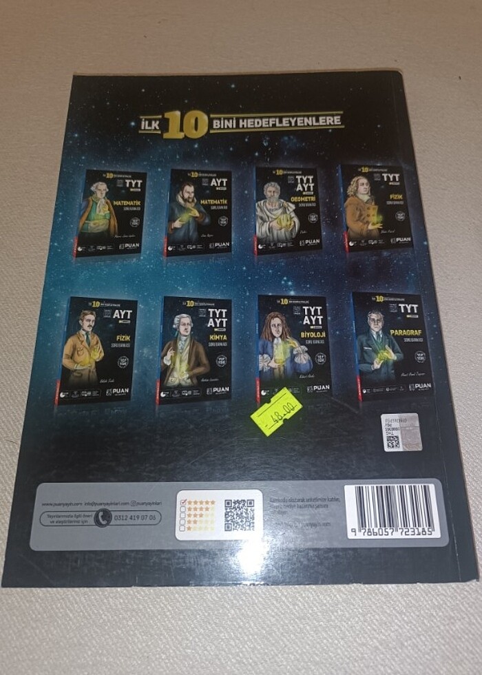 PUAN YAYINLARI TYT-AYT KİMYA SORU BANKASI - Görsel 2