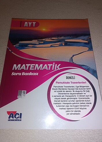 AÇI YAYINLARI AYT MATEMATİK SORU Bankası (2019)