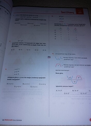 EİS YAYINLARI AYT MATEMATİK SORU BANKASI (ÖRNEKTİR)  - Görsel 6
