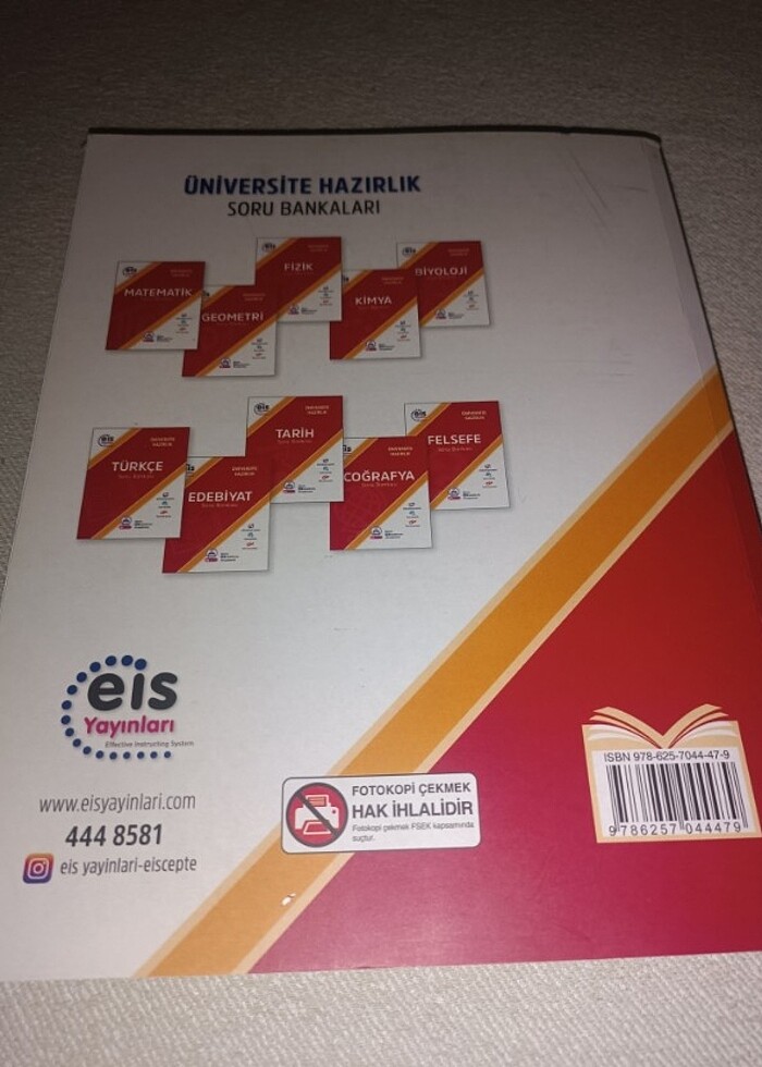 EİS YAYINLARI AYT MATEMATİK SORU BANKASI (ÖRNEKTİR)  - Görsel 2