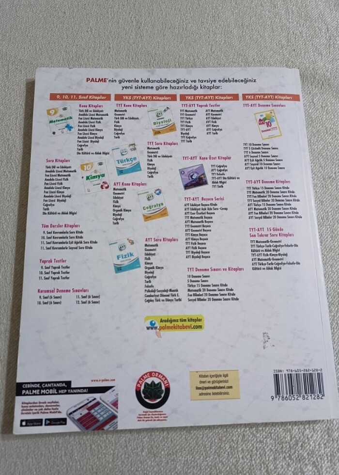 (2019) TYT-AYT BİYOLOJİ PALME YAYINLARI A KİTABI - Görsel 2