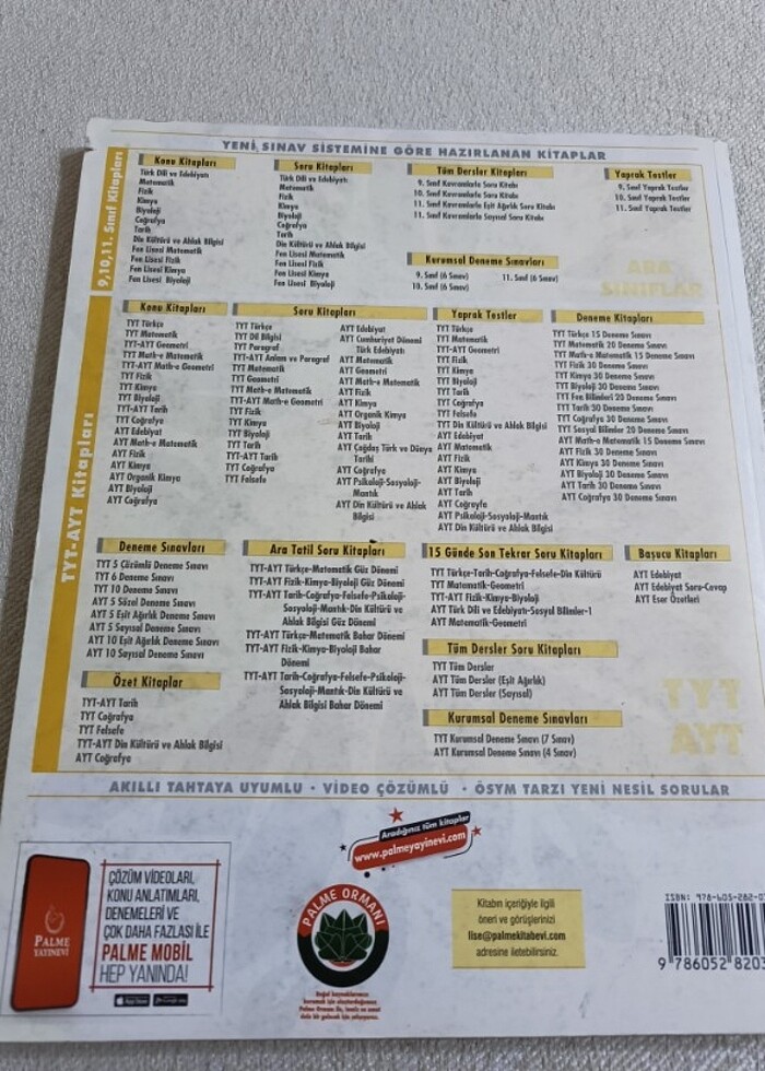 (2020)11.SINIF FEN LİSELERİ KİMYA SORU BANKASI PALME YAYINLARI - Görsel 2