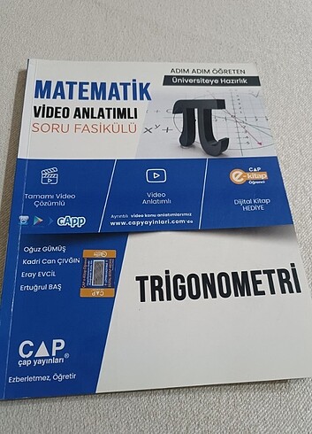 (2022) AYT MATEMATİK TRİGONOMETRİ FASİKÜLÜ ÇAP YAYINLARI