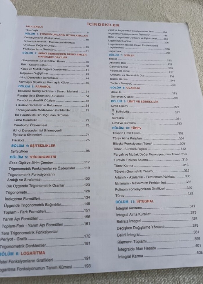 (2019) AYT MATEMATİK SORU BANKASI ACİL YAYINLARI  - Görsel 3