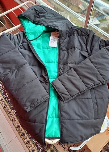 Erkek mevsimlik kapüşonlu mont  - Görsel 2