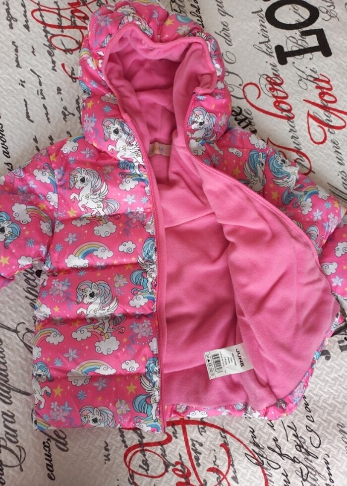 Kız çocuk mont - Görsel 4