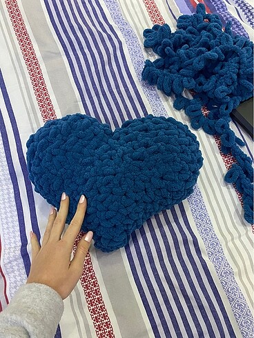 Diğer Kalpli puffy yastık