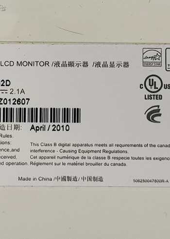 Asus Siyah Masaüstü Monitör - Görsel 7