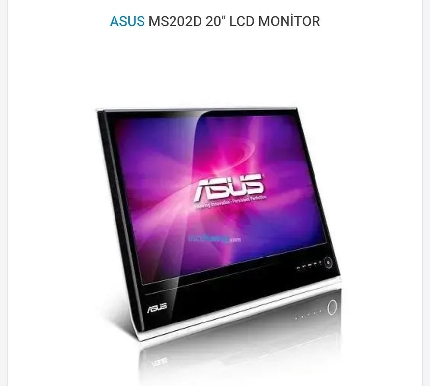Asus Siyah Masaüstü Monitör - Görsel 4