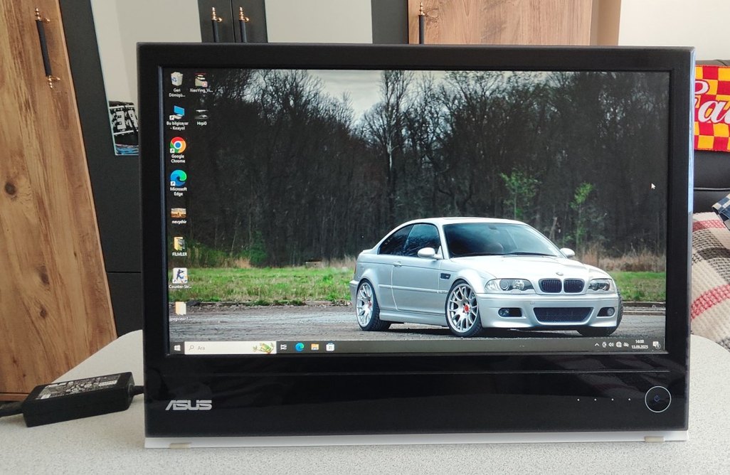 Asus Siyah Masaüstü Monitör - Görsel 3