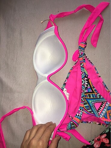 s Beden pembe Renk Bikini