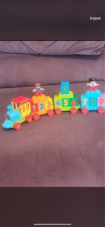 Lego duplo sayı treni