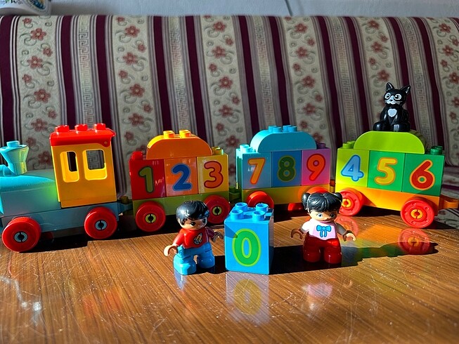 Play-Doh Lego duplo sayı treni