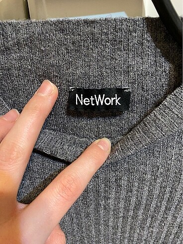 s Beden gri Renk Network orijinal gri kazak