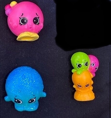 3 adet orijinal shopkins