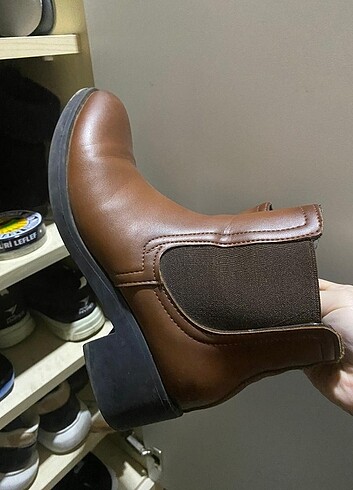 Diğer Kahverengi bootie bot chelsea