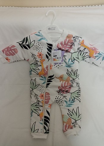 Renkli Baskılı Bebek uyku Tulumu - Görsel 2