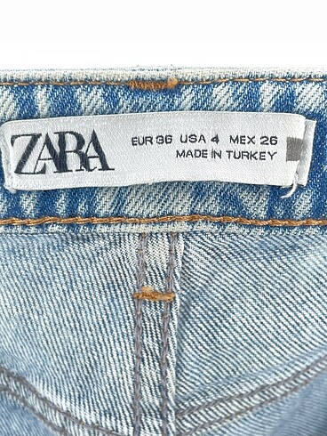 36 Beden mavi Renk Zara Jean / Kot %70 İndirimli.