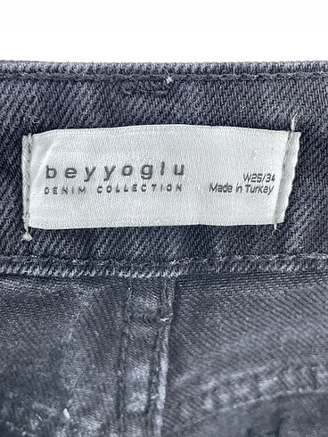 34 Beden siyah Renk Beyoğlu Butik Jean / Kot %70 İndirimli.