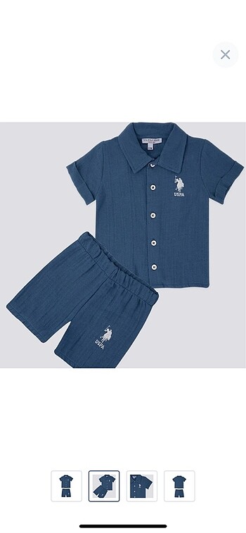 Us. Polo Assn. Bebek Müslin Takım