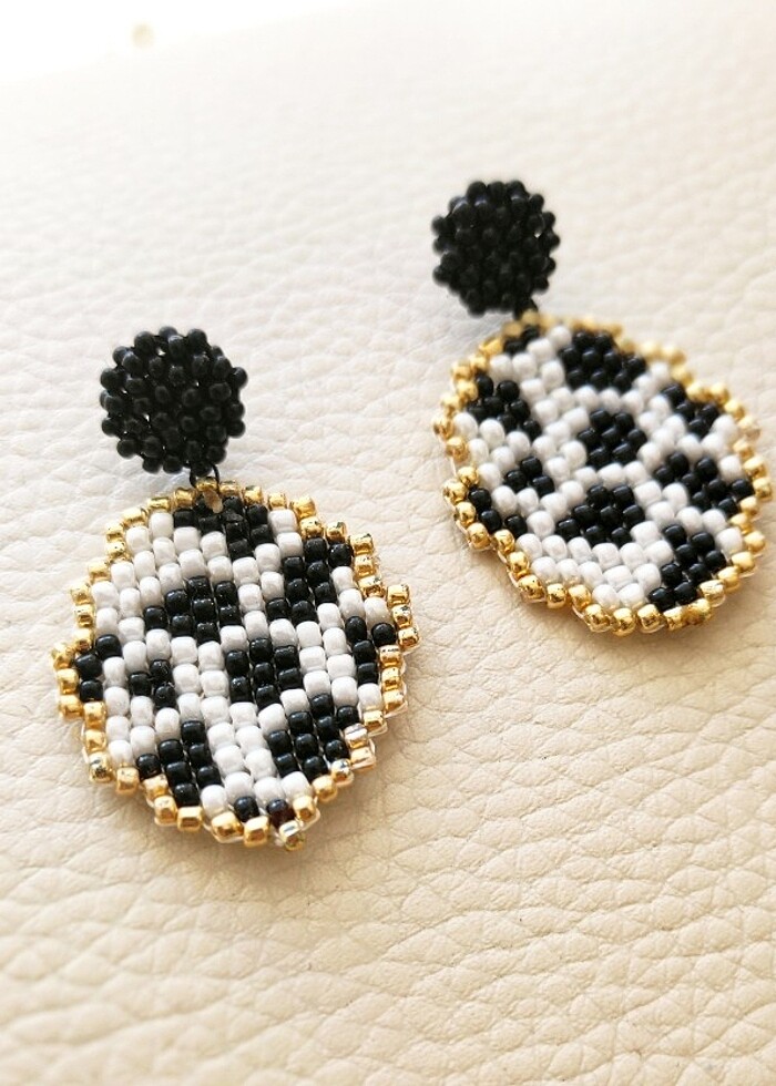 Boncuk küpe - Görsel 2