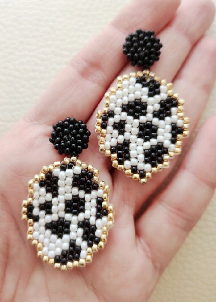 Boncuk küpe - Görsel 5