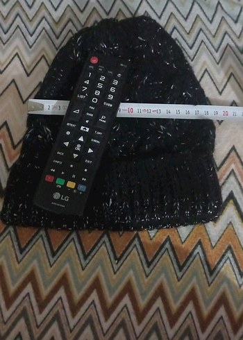 Kadın Siyah Örgü Goth Bere - Görsel 5